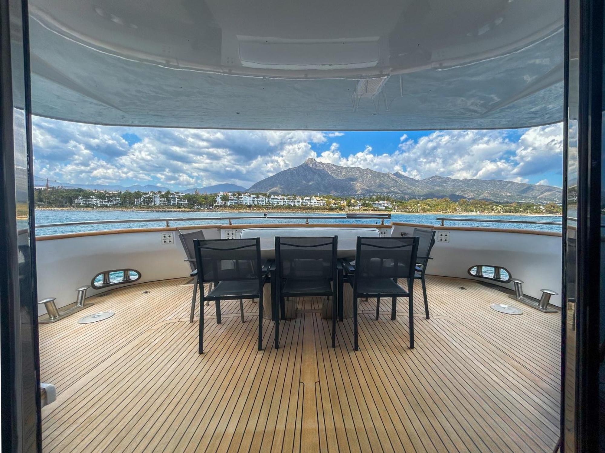 Super Yacht Located In Puerto Banus Hotell Marbella Eksteriør bilde
